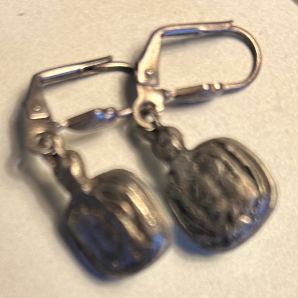 Source Unknown Elegant Blue Gemstone Earrings - image 3